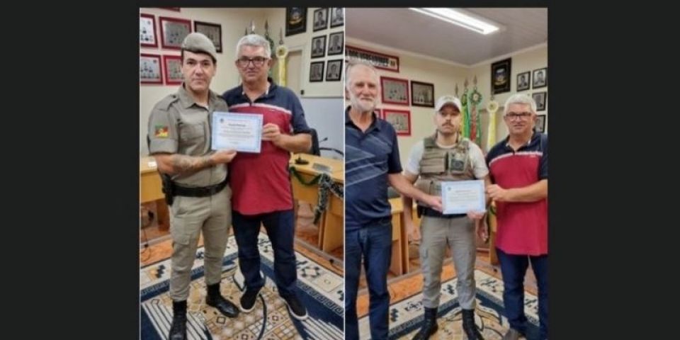 PMs que prenderam criminosos durante saque a caminhão tombado na BR-116 recebem homenagem na Câmara de Cristal