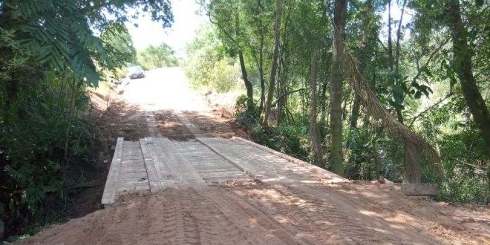 Concluída a reconstrução da ponte na Estrada da Cíntia em Camaquã