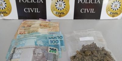 Homem é preso com droga dentro de casa em São Lourenço do Sul