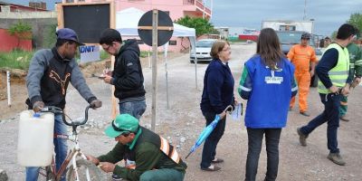 Município de Cristal recebe ações de informação e sensibilização durante as obras