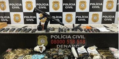 Armamento de guerra é apreendido pela Polícia Civil em Porto Alegre