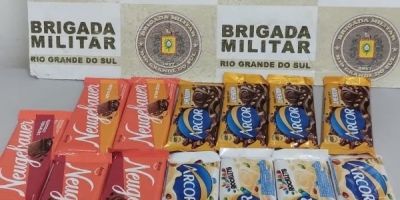 Ladrão furta loja de conveniência e acaba preso em São Lourenço do Sul