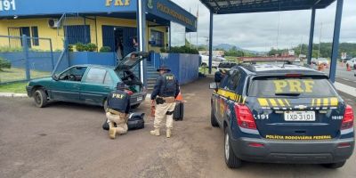 PRF prende trio uruguaio que furtou objetos de pousadas em Santa Catarina