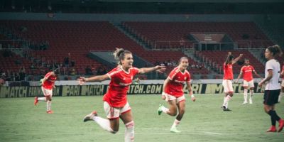 Gurias Coloradas goleiam na abertura da Supercopa do Brasil Feminina