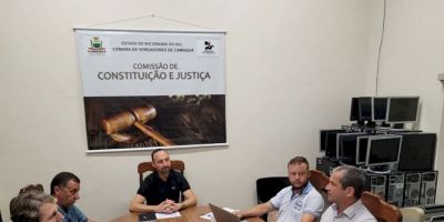 CCJ de Camaquã realiza reunião para deliberações de matérias