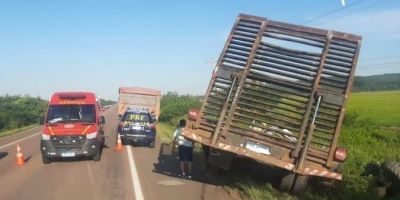 Dois acidentes de trânsito são registrados na BR-290 em Eldorado do Sul