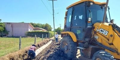 Prefeitura de Camaquã avança com obra de drenagem no Banhado do Colégio Núcleo 2