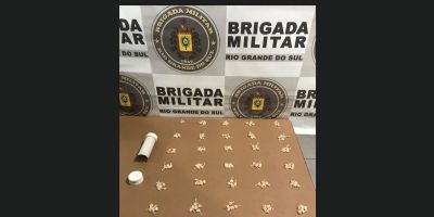 Força Tática do 4° BPM apreende menor de idade com droga em Pelotas