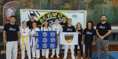 Equipe Lions de Taekwondo representa Camaquã em evento no Litoral Norte