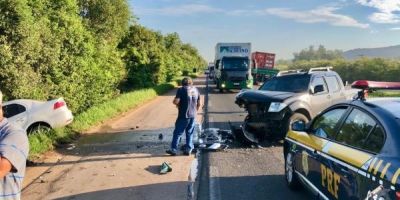 Idoso morre em grave acidente envolvendo veículo com placas de Camaquã na BR-116 em Guaíba