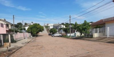 Concluído o calçamento de trecho em rua do bairro Centenário em Camaquã