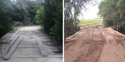 Concluída reconstrução de ponte na Ilha Santo Antônio no interior de Camaquã