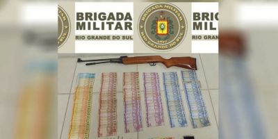 Brigada Militar prende três homens e apreende menor de idade em Camaquã