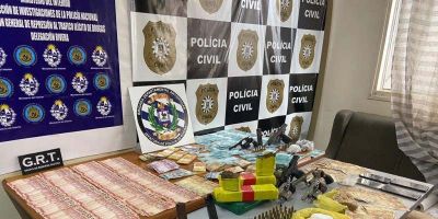 Traficante que mantinha a companheira em cárcere privado no Uruguai é preso pela Polícia Civil