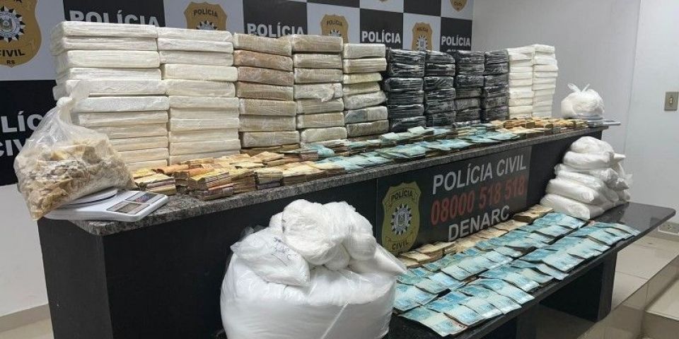 Polícia Civil realiza maior apreensão de crack da história da instituição no RS