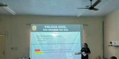 Polícia Civil inicia trabalho de prevenção ao abuso sexual infantojuvenil nas escolas da região de Camaquã