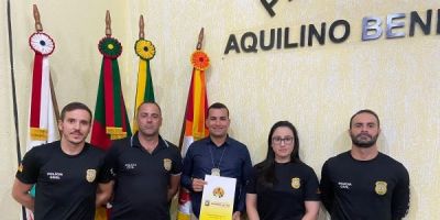 Câmara de Vereadores de Sentinela do Sul presta homenagem aos policiais civis locais