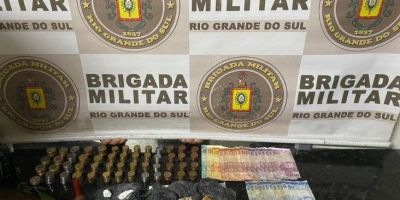 BM prende dois homens por tráfico de drogas e porte ilegal de arma de fogo em Camaquã