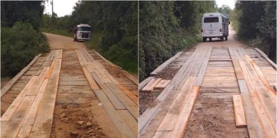 Duas pontes são reformadas na Estrada do Faxinal dos Ramires no interior de Camaquã