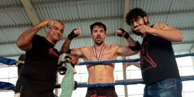 Atleta camaquense é campeão na categoria 80 kg no 8º Impacto Fight em Rio Grande