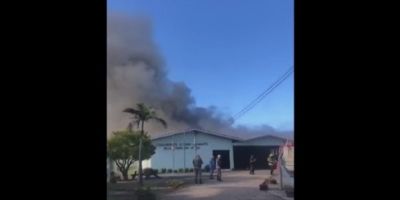 Escola é atingida por incêndio em cidade do Vale do Caí