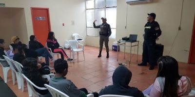 Alunos do Cras Bom Sucesso participam de palestra sobre trânsito seguro em Camaquã