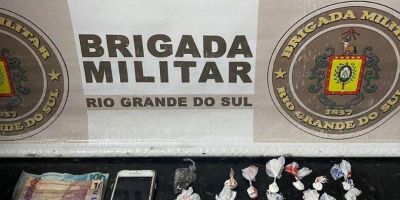 Brigada Militar prende homem por tráfico de drogas em Camaquã