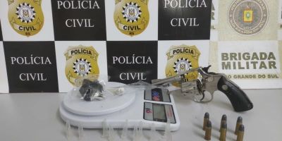 Após investigações, polícia prende homem por tráfico de drogas em São Lourenço do Sul