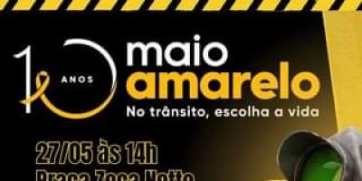 Prefeitura de Camaquã realiza atividades sobre Maio Amarelo no próximo sábado (27)