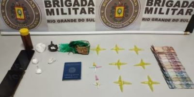 Brigada Militar prende homem por tráfico de entorpecentes em Rio Grande