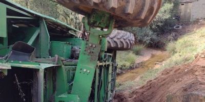 Acidente com maquinário agrícola é registrado na zona rural de São Jerônimo