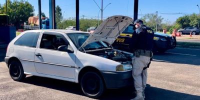 Idoso é preso em flagrante por receptação de carro furtado na BR-290 em Eldorado do Sul