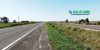 Previsão de bloqueio de pista na BR-116 em Cristal para segunda e terça