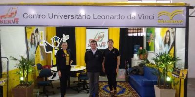 UNIASSELVI marca presença na Expocamaquã com distribuição de brindes