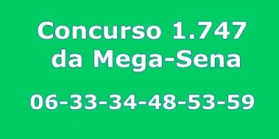 Duas apostas levam prêmio da Mega-Sena acumulada em R$ 46 milhões