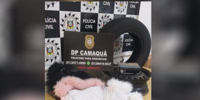 Polícia Civil recupera parte de objetos furtados de loja no centro de Camaquã