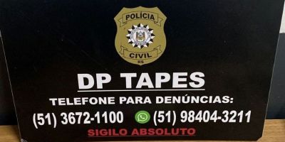 Polícia recupera celular furtado em supermercado de Tapes e identifica suspeito