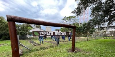 Inaugurado Espaço Medicinal do projeto Plante Saúde em Arambaré