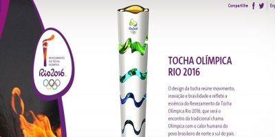 Campanha de Seleção dos Condutores da Tocha Olímpica Rio 2016. Camaquã e SLS também fazem parte