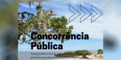 Concorrência Pública: Camping Municipal de São Lourenço do Sul busca parcerias para desenvolvimento e exploração de atividades turísticas e de lazer