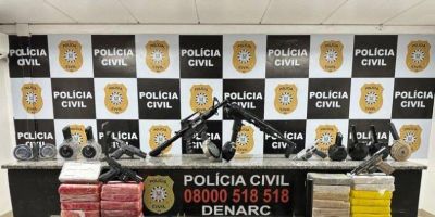 Operação Ciclone apreende drogas e armas de facção criminosa de Porto Alegre