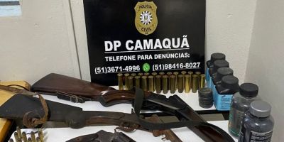 Acusado de ameaça é preso em flagrante por porte ilegal de arma na zona rural de Camaquã