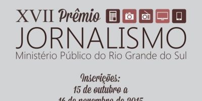 Prêmio Jornalismo do Ministério Público abre inscrições na próxima quinta