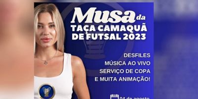 Conheça as candidatas à musa da Taça Camaquã de Futsal 2023