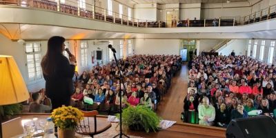 Aula inaugural abre o segundo semestre da rede municipal de Camaquã