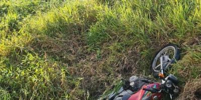 Motociclista fica ferido após saída de pista na BR-290 em Eldorado do Sul