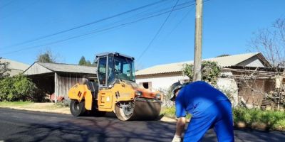 Prefeitura de Camaquã inicia pavimentação asfáltica na Vila Aurora