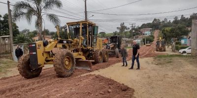 Prefeitura de Camaquã realiza mutirão de encascalhamento na zona urbana     