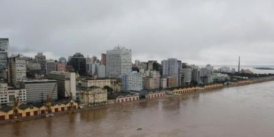 Nível do Guaíba atinge a maior marca desde 1967 em Porto Alegre