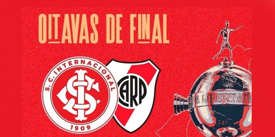 Inter enfrenta River Plate em jogo decisivo pelas oitavas da Libertadores